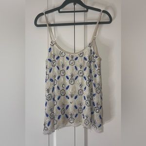 Yumi Kim Sea Shell Beaded Top Medium